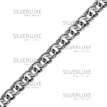 Серебряная цепочка, длина 67 см ширина 14 мм 