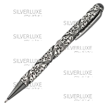 Ручка серебряная с выпиленными вставками 