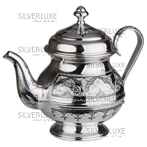 Чайник серия "Марракеш" серебряный на 350 мл.